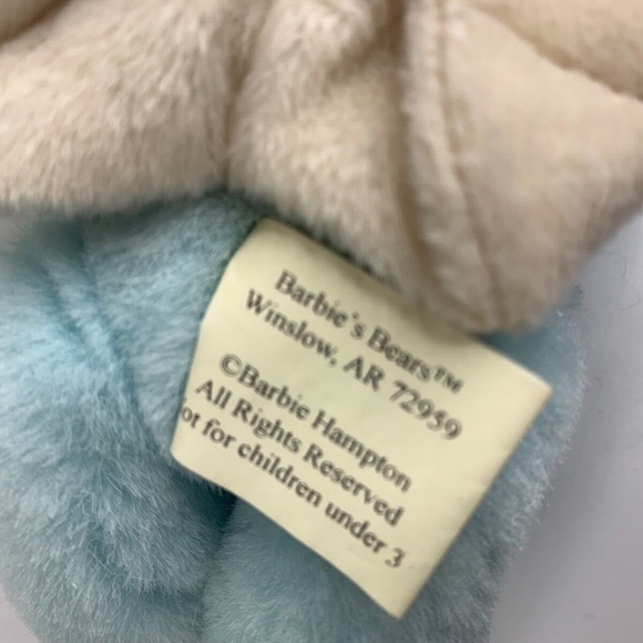 Barbie Bears Push Stuffed Animal Toy Bear With Wings Poseable 6 in Tall - Picture 4 of 4